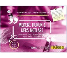 Medeni Hukuk 1 Ders Notları / Medeni Hukuka Giriş - Başlangıç Hükümleri - Kişiler Hukuku - Aile Huku