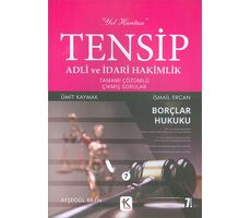 Tensip 7 Borçlar Hukuku Çözümlü Çıkmış Sorular Kuram Kitap