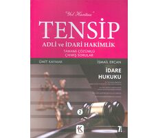 Tensip 2 İdare Hukuku Çözümlü Çıkmış Sorular Kuram Kitap