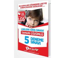 Dahi Adam LGS Çözümlü 5 Deneme Sınavı