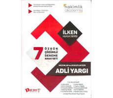 Dahi Adam Adli Yargı Mezunlar ve Avukatlar İçin 7 Çözümlü Deneme