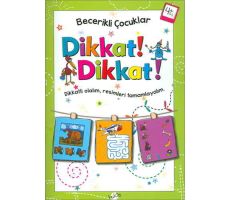 Dikkat Dikkat 4 Yaş - Becerikli Çocuklar - Kolektif - Kukla Yayınları