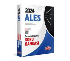 2024 ALES Tamamı Çözümlü Soru Bankası Data Yayınları