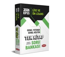 2024 KPSS Lise ve Ön Lisans Tek Kitap Soru Bankası Data Yayınları