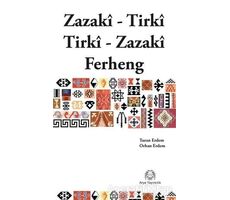 Zazaca-Türkçe / Türkçe-Zazaca Sözlük - Orhan Erdem - Arya Yayıncılık