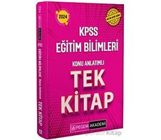 2024 KPSS Eğitim Bilimleri Konu Anlatımlı Tek Kitap - Kolektif - Pegem Akademi Yayıncılık