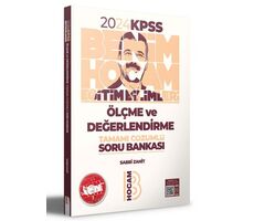 Benim Hocam 2024 KPSS Eğitim Bilimleri Ölçme ve Değerlendirme Tamamı Çözümlü Soru Bankası