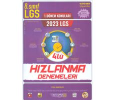 Tonguç 2023 LGS 1 Dönem 4lü Hızlanma Denemeleri