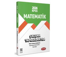 2024 KPSS Çalışma Yapraklarıyla Matematik Data Yayınları