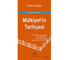Mülkiyet’in Tarihçesi - Felicien Challaye - Arya Yayıncılık