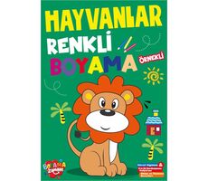 Renkli Boyama Hayvanlar Boyama Zamanı