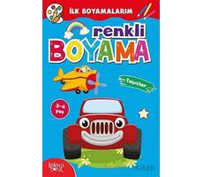 Renkli Boyama Taşıtlar Boyama Zamanı