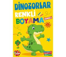 Renkli Boyama Dinozorlar Boyama Zamanı