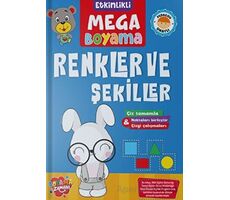 Etkinlikli Mega Boyama Renkler ve Şekiller Boyama Zamanı