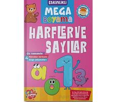 Etkinlikli Mega Boyama Harfler ve Sayılar Botama Zamanı