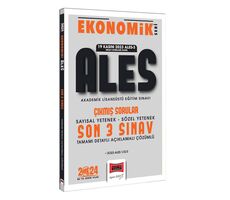 Yargı Yayınları 2024 ALES Ekonomik Seri Çıkmış Sorular Tamamı Çözümlü Son 3 Sınav