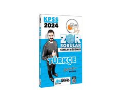 HocaWebde 2024 KPSS Türkçe Tamamı Çözümlü Zor Sorular Kitabı