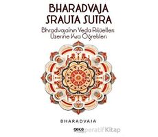 Bhradvaja Srauta Sutra - Bharadvaja - Gece Kitaplığı