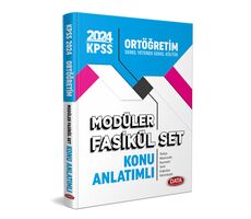 2024 KPSS Ortaöğretim Konu Anlatımlı Modüler Fasikül Set Data Yayınları