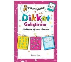 Dikkatli Çocuklar Dikkat Geliştirme 6+ Yaş - Zekeriya Guter - Kukla Yayınları