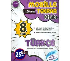 8.Sınıf 1.Dönem Türkçe Tekrar Kitabı (Kampanyalı) Mobil Yayıncılık