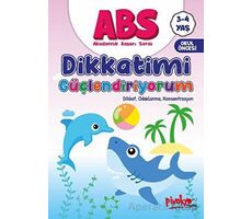 ABS 3-4 Yaş Dikkatimi Güçlendiriyorum - Buçe Dayı - Pinokyo Yayınları