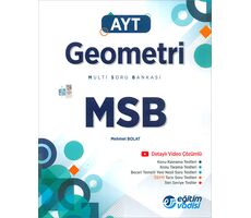 AYT Geometri MSB Multi Soru Bankası Eğitim Vadisi Yayınları
