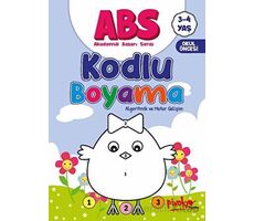 ABS 3-4 Yaş Kodlu Boyama - Buçe Dayı - Pinokyo Yayınları