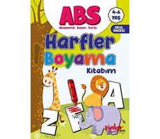 ABS 4-6 Yaş Harfler Boyama Kitabım - Buçe Dayı - Pinokyo Yayınları