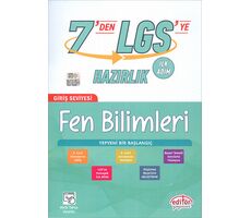 7 den LGS ye Hazırlık Fen Bilimleri Editör Yayınları