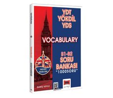 Yargı Yayınları 2024 YDT YÖKDİL YDS Vocabulary (Kelime) B1-B2 Soru Bankası (1000 Soru)