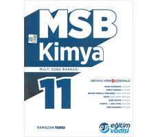 11.Sınıf Kimya Multi Soru Bankası Eğitim Vadisi