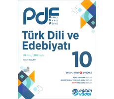 10.Sınıf Türk Dili ve Edebiyatı PDF Planlı Ders Föyü Eğitim Vadisi