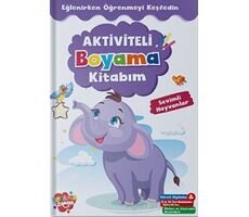 Aktiviteli Boyama Kitabı Sevimli Hayvanlar - Boyama Zamanı