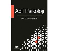 Adli Psikoloji - Seda Bayraktar - Anı Yayıncılık