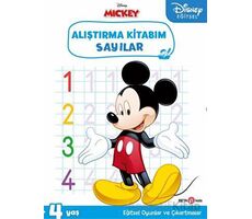 Disney Eğitsel Çıkartmalı Mickey Alıştırma Kitabım Sayılar - Kolektif - Beta Kids