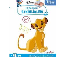 Disney Eğitsel Simba El Becerisi Etkinlikleri Yazıya Hazırlık - Kolektif - Beta Kids
