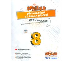 8.Sınıf Din Kültürü ve Ahlak Bilgisi Soru Bankası Spoiler Yayınları