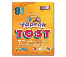 8.Sınıf T.C. İnkılap Tarihi ve Atatürkçülük Yaprak Tost Süpersonik Yayınları
