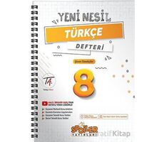 Spoiler Yayınları 8. Sınıf Türkçe Yeni Nesil Defteri