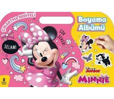 Minnie Çıkartma Hediyeli Boyama Albümü - Kolektif - Doğan Çocuk