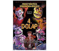Freddynin Pizza Dükkanında Beş Gece - 4. Dolap Çizgi Roman - Scott Cawthon - Olimpos Yayınları