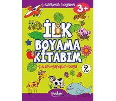 Çıkartmalı İlk Boyama Kitabım - 2 (3+ Yaş) - Buçe Dayı - Pinokyo Yayınları