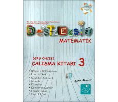 Kartezyen Desteksiz Matematik 3 Ders Öncesi Çalışma Kitabı