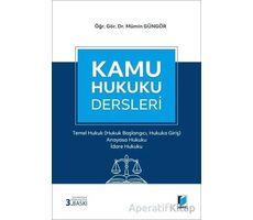 Kamu Hukuku Dersleri I - Mümin Güngör - Adalet Yayınevi
