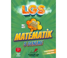 8.Sınıf LGS Matematik 5li Deneme Sınavı Kondisyon Yayınları
