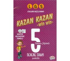 Editör LGS Kazan Kazan Çözümlü 5 Deneme Sınavı (Kampanyalı)