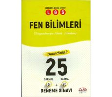 Editör LGS 8.Sınıf Fen Bilimleri Çözümlü 25 Deneme Sınavı