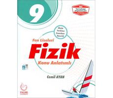 Palme 9.Sınıf Fen Liseleri Fizik Konu Anlatımlı 2024 öncesi müfredat