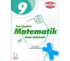 Palme 9.Sınıf Fen Liseleri İçin Matematik Konu Anlatımlı 2024 öncesi müfredat